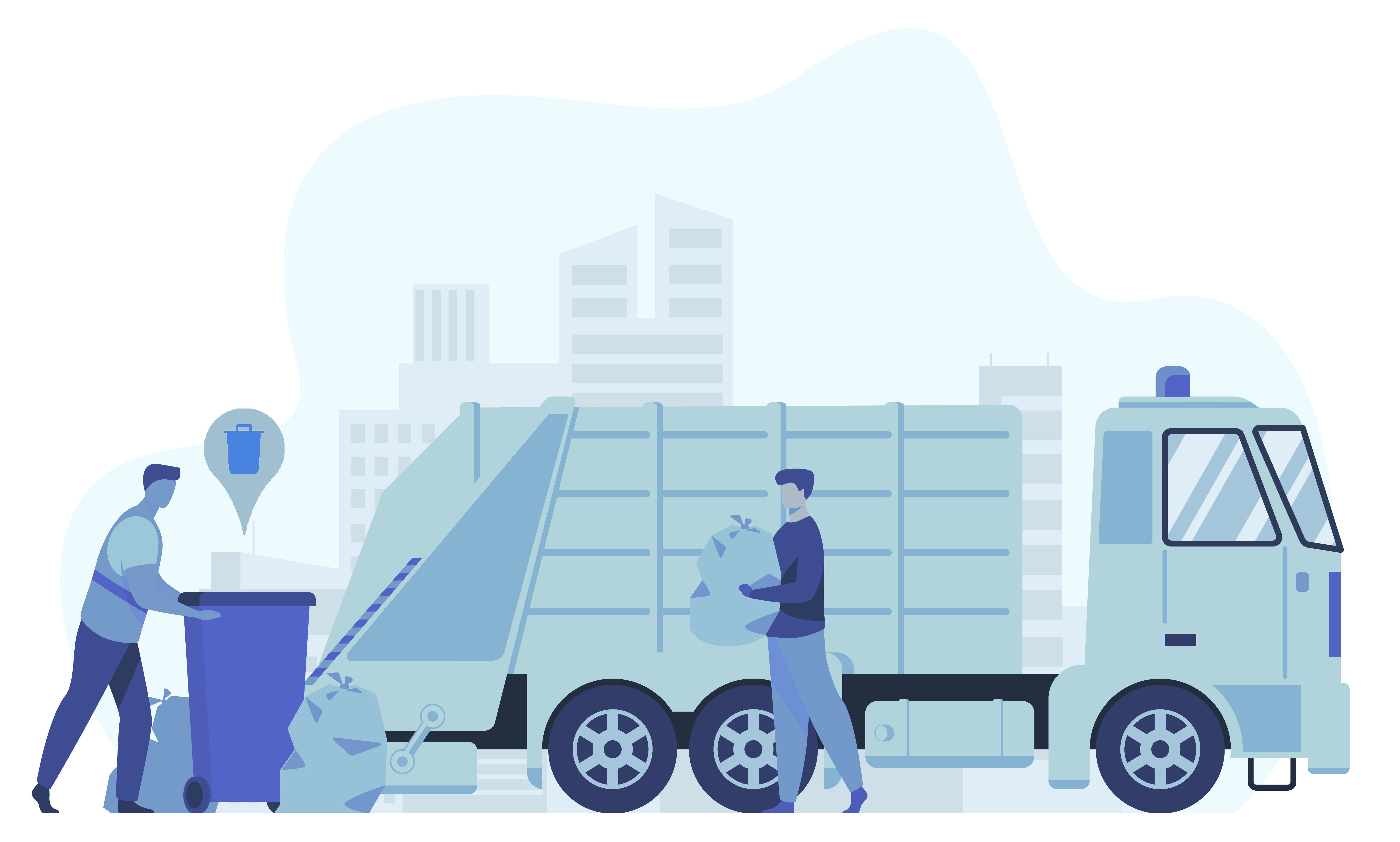 Camión de recogida de residuos